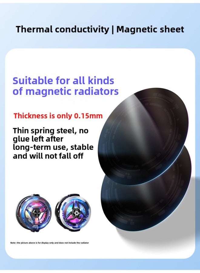 [Magnetic Film] Suitable For Mobile Phone Magnetic Semiconductor Radiator Flat Plate Guide Cold Back Clip Ultra-thin Refrigeration Patch-Color:Magnetized Sheet [1 Piece Pack] Spring Steel Does Not Damage The Machine √ Thickness 0.15mm  - Image 2