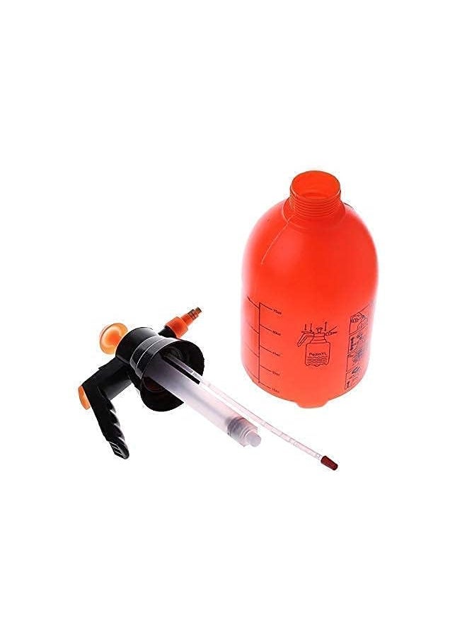 Generic Pump Pressure Sprayer Lawn Sprinkler Water Mister Spray Bottle For Herbicides Pesticides Fertilizers Plants Flowers 2 Liter Capacity Spray Bottle Plant Water Orange  - Image 4