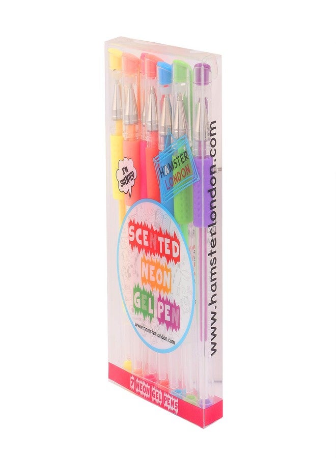 HAMSTER London Scented Neon Gel Pen (Pack of 7) - Image 2