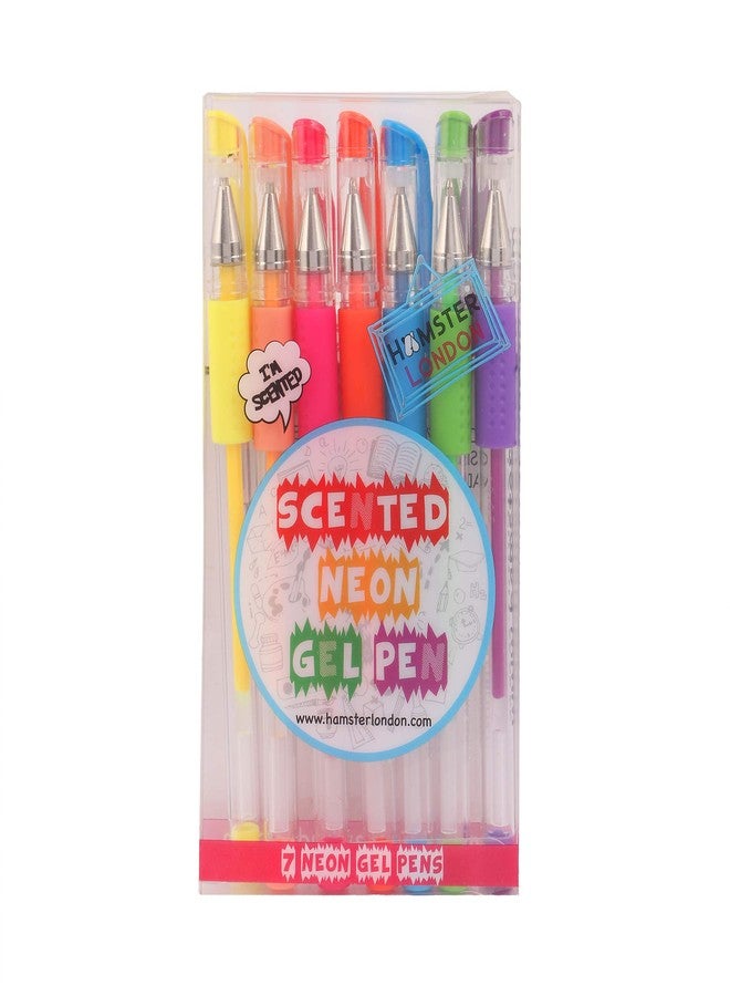 HAMSTER London Scented Neon Gel Pen (Pack of 7) - Image 1