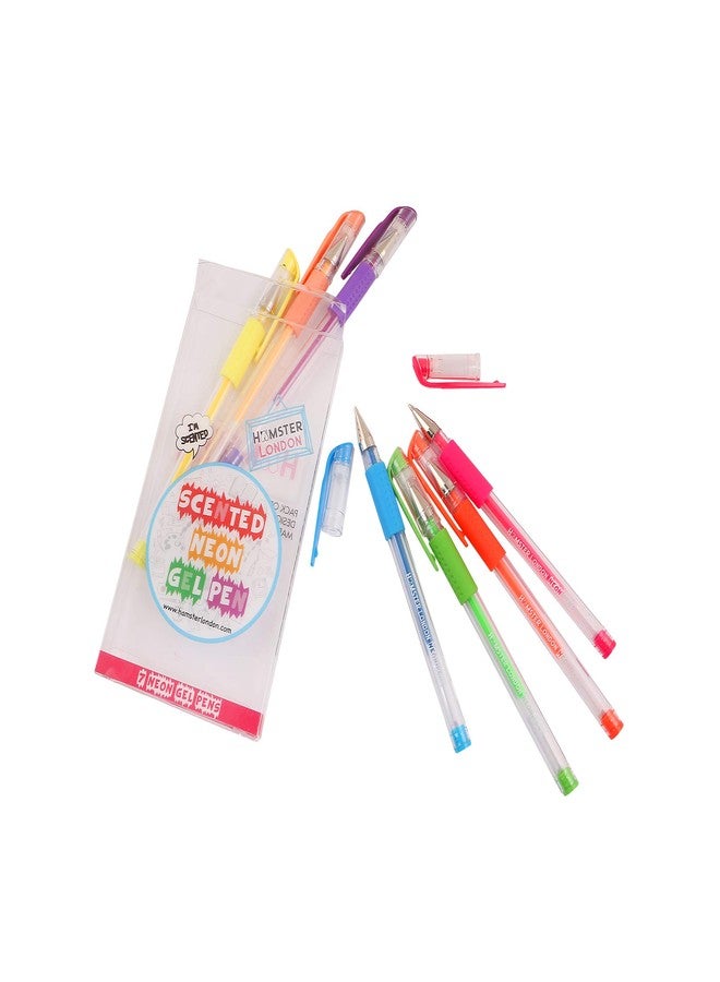 HAMSTER London Scented Neon Gel Pen (Pack of 7) - Image 5