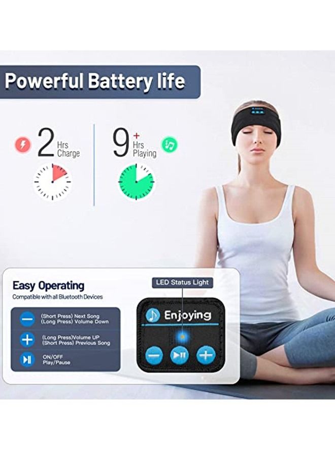 ISank Sleep Headphones Bluetooth Sports Headband with Ultra Thin HD Stereo Speakers  - Image 5