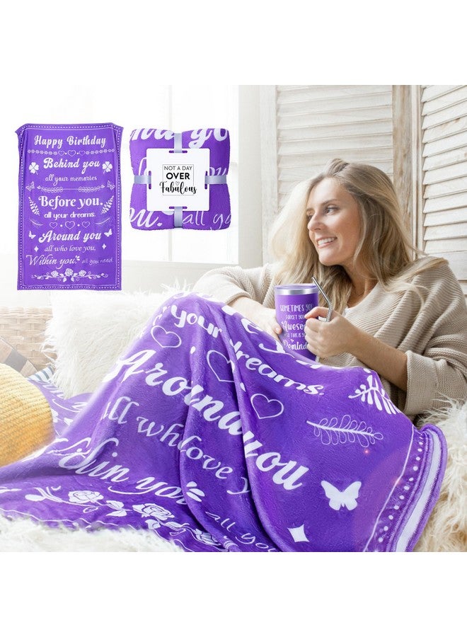 Fortuning's JDS 14PCS Birthday Gifts for Women ,Mom, Wife, Girlfriend, Sister, Her- Self Care Gifts Get Well Soon Gifts Basket for Women Lavender Relaxing Spa Gifts Care Package w/ Blanket Mothers Day Gifts for Mom - Image 3