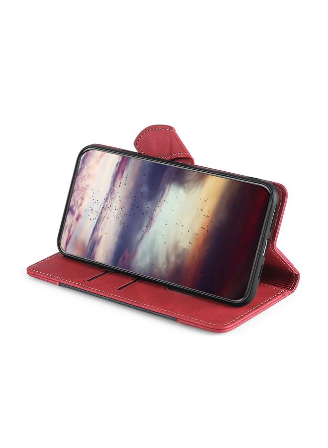 S-TOP Case For OPPO Reno8 Pro 5G Skin Feel Magnetic Buckle Leather Phone Case - Image 4