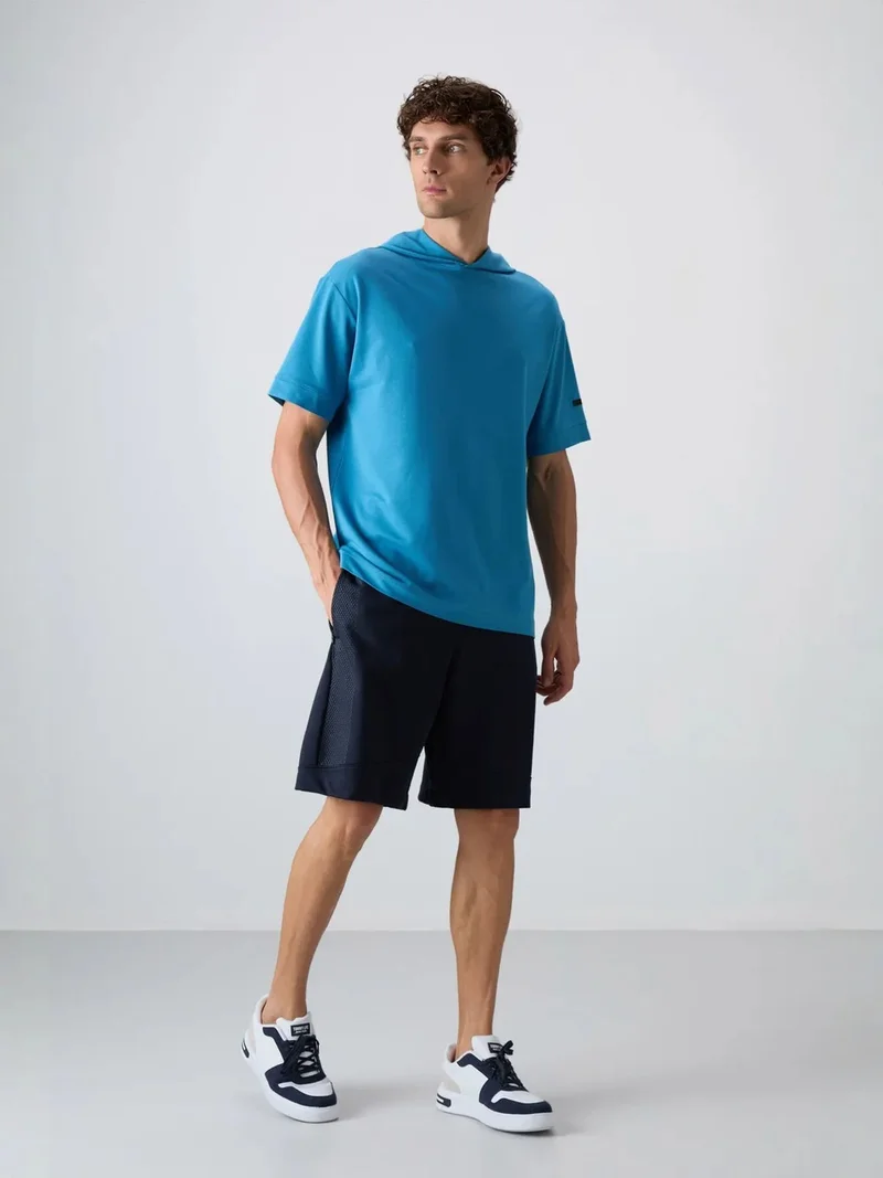 تومي لايف TOMMY Oversized Hooded Short-Sleeve T-Shirt