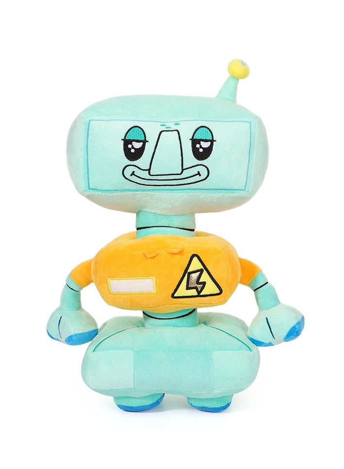 Lanky Box Ocean Adventure Series 36*33cm 425g Plush Stuffed Toy Short Fur PP Cotton Robot Octopus - Image 3