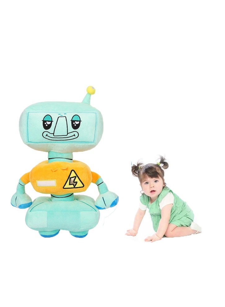 Lanky Box Ocean Adventure Series 36*33cm 425g Plush Stuffed Toy Short Fur PP Cotton Robot Octopus - Image 1