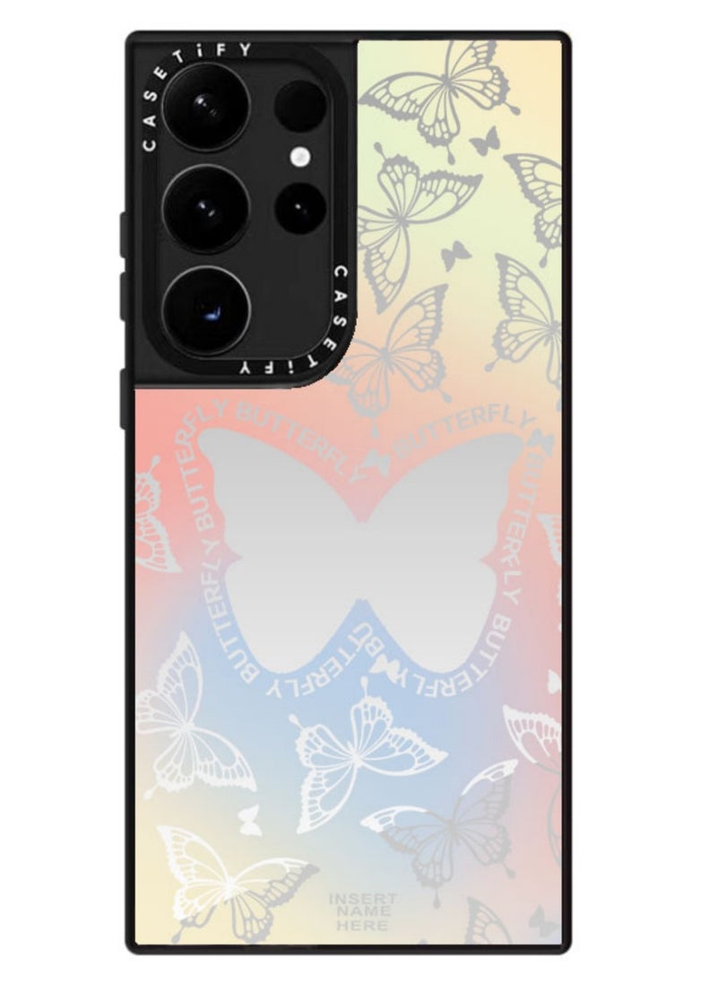 Case for Samsung Galaxy S24 Ultra Butterfly Pattern Cover