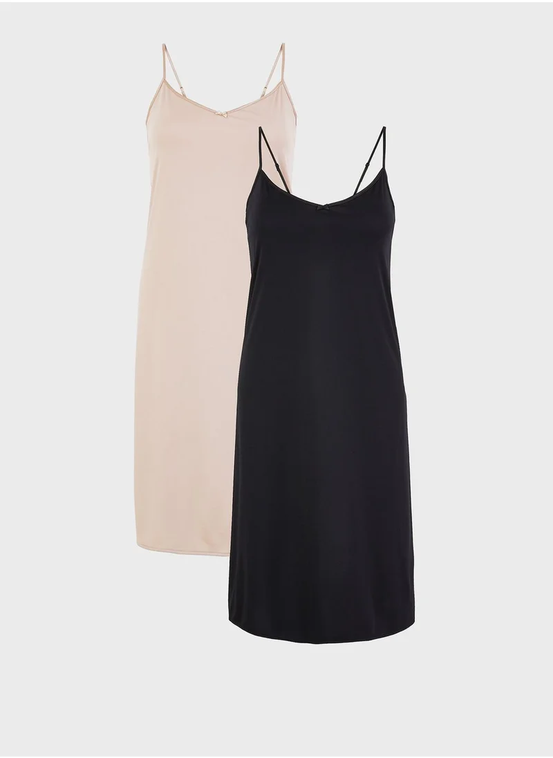 Marks & Spencer 2 Pack Satin Full Slip