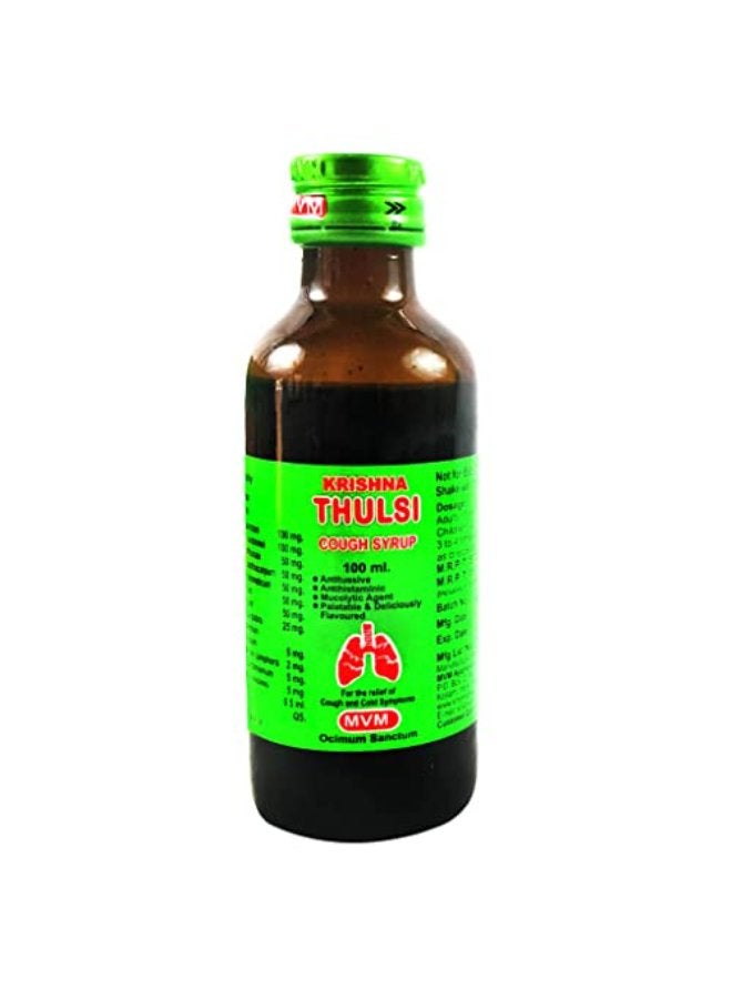MVM شراب السعال من مختبر MVM للأبحاث الأيورفيدية كريشنا ثولاسي - Image 2