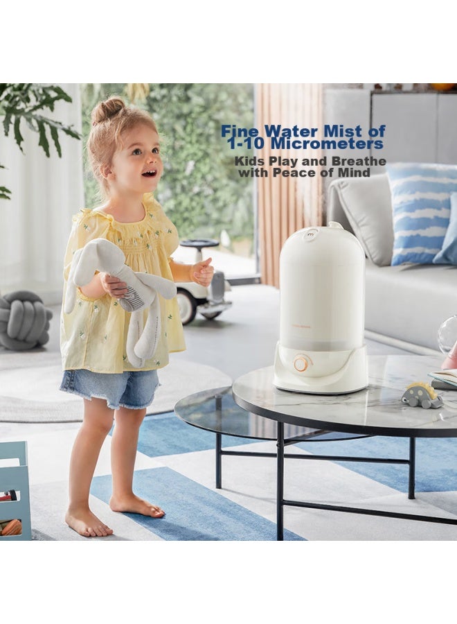 morphy richards Morphyrichards Antibacterial Humidifier For Bedroom, Home, Office Desk, Pregnant Women, Babies, Large Capacity, Low Noise, High Mist Output, Air Conditioner Companion, Air Humidifier Mr2803 - Image 4