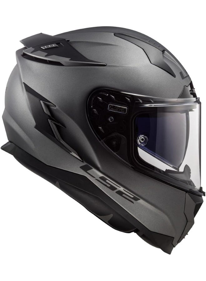 LS2 خوذة FF327 Touring كاملة الوجه - رمادي ناردو الصلب - Image 1