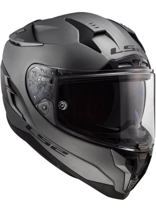 LS2 خوذة FF327 Touring كاملة الوجه - رمادي ناردو الصلب - Image 4