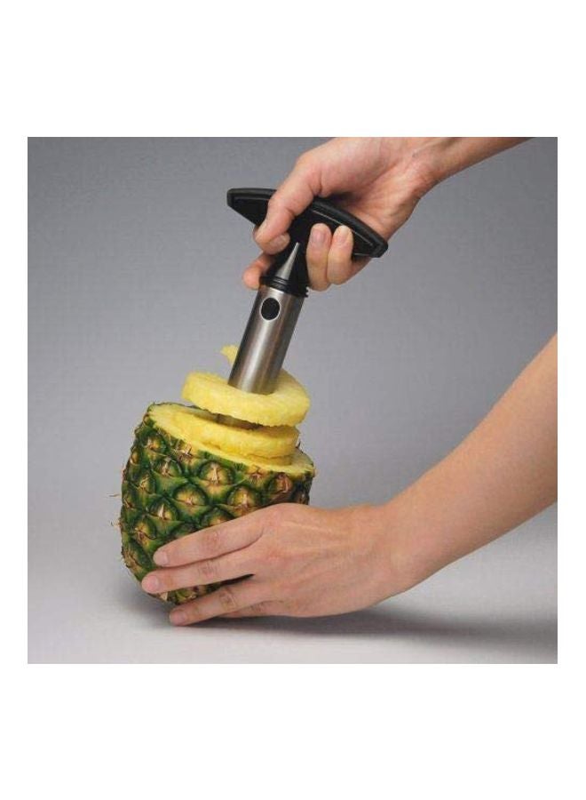 Stainless Steel Pineapple Corer Slicer Silver/Black - Image 5