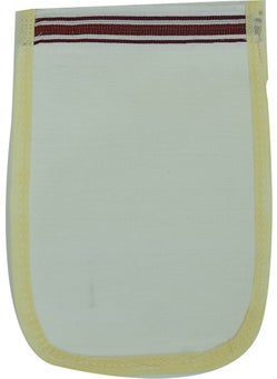 LokmanAVM Silk Back and Body Pouch White 16X25  - Image 3