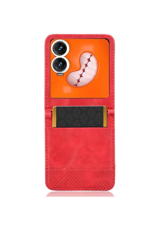 S-TOP Case For Infinix Zero Flip Retro Texture Leather Phone Case - Image 3