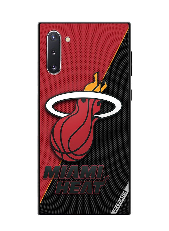 VR CREATIVE Protective Case Cover For Samsung Galaxy Note10 5G Miami Heat Design Multicolour - Image 1