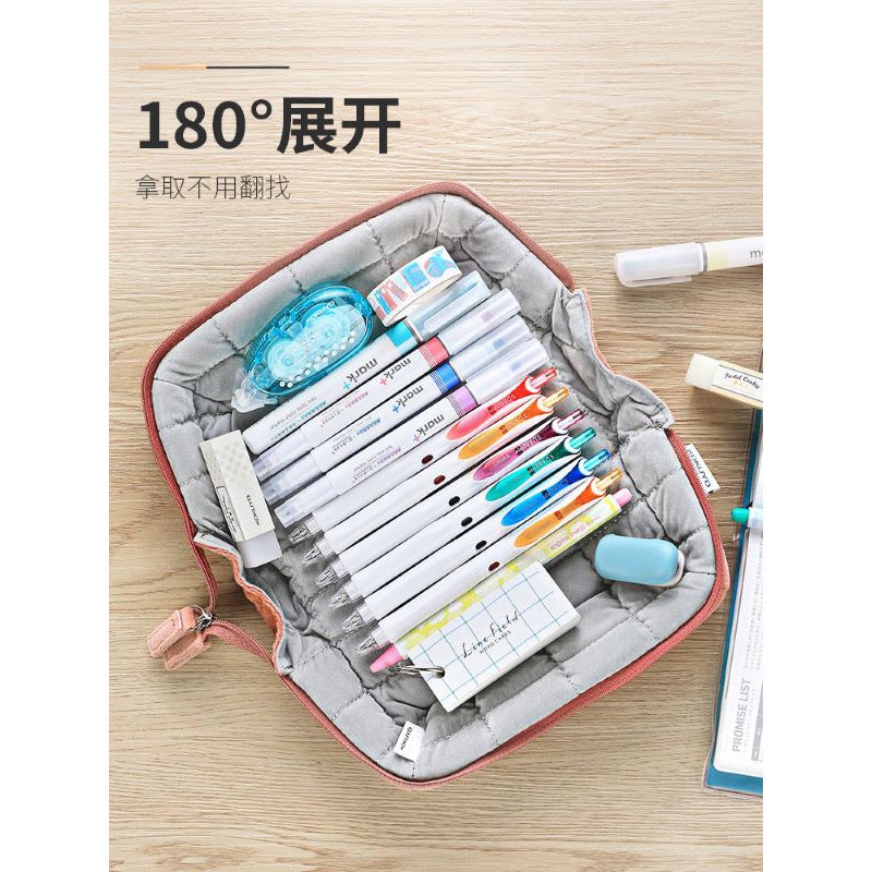 Japan Kokuyo Pillow Pillow Bag Storage Bag Nemu Nemu Pillow Bag Nap Cute Student Pencil Bag - Image 3