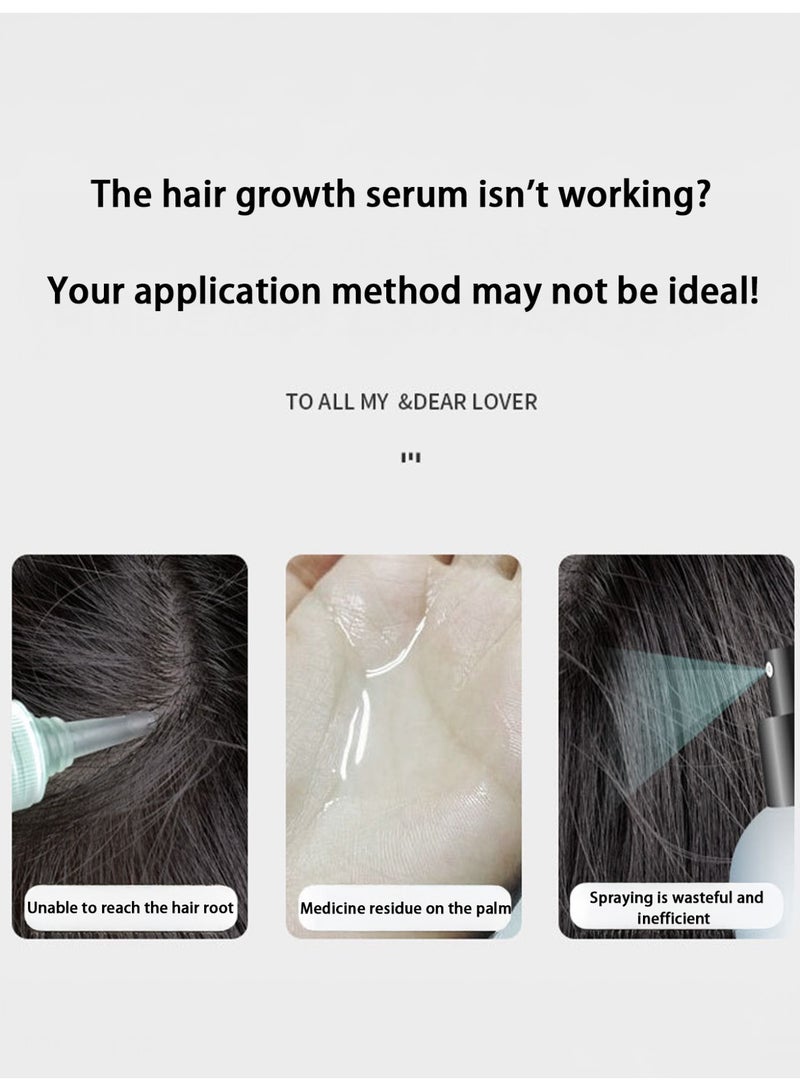 Joudi Multi-Functional Scalp Applicator with Massage Roller Precision Liquid Applicator & Hair Growth Stimulator（ 5ml） - Image 3