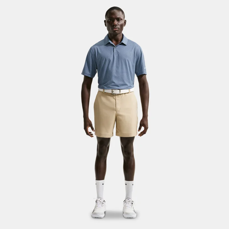 Nike Blue Men's Velocity Dri-FIT Printed Golf Polo Shirt for Men | Best Price UAE