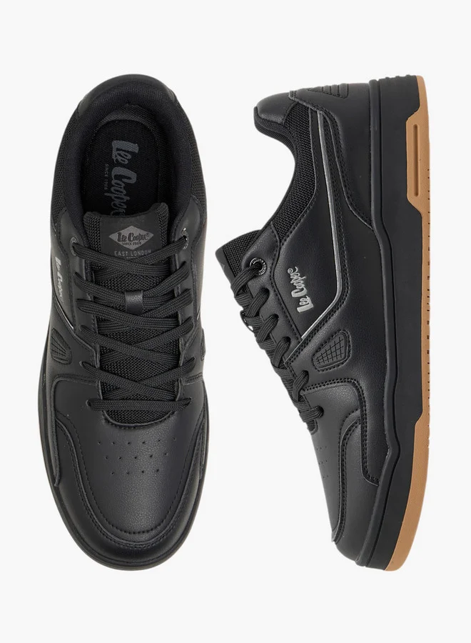 Lee Cooper Men's Panelled Lace-Up Sneakers