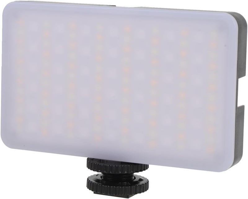 RGB Video, Photohy with 16 RGB Modes, 3 Color TEM Ra95, 1800mAh Re LED Fill for C Phone Selfie, Compact Rectangular - Image 2