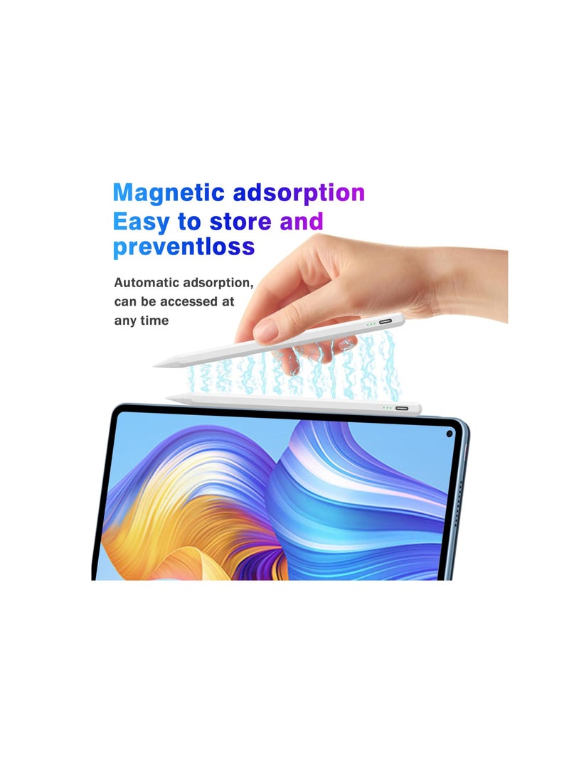 Generic - Stylus Pen for iPad 9th 10th Generation, Fast Charging Apple iPad Pencil with Palm Rejection, Compatible with iPad 2018-2024 10th/9th/8th/7th/6th Generation, iPad Pro 13" M4/12.9"/11", iPad Air 3/4/5/M2, iPad Mini 5/6 - Image 1