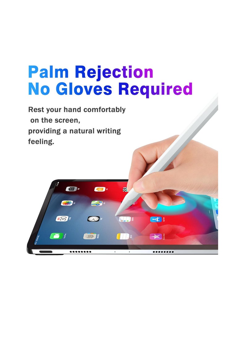 Generic - Stylus Pen for iPad 9th 10th Generation, Fast Charging Apple iPad Pencil with Palm Rejection, Compatible with iPad 2018-2024 10th/9th/8th/7th/6th Generation, iPad Pro 13" M4/12.9"/11", iPad Air 3/4/5/M2, iPad Mini 5/6 - Image 1