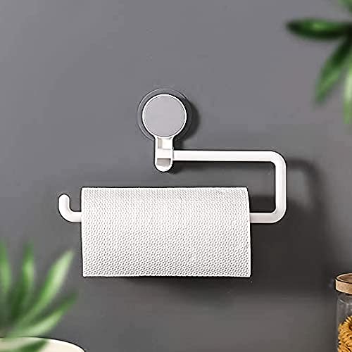 Volo Self adhseive Towel Holder/Napkin Holder for Bathroom and Kitchen Color: White - Image 1