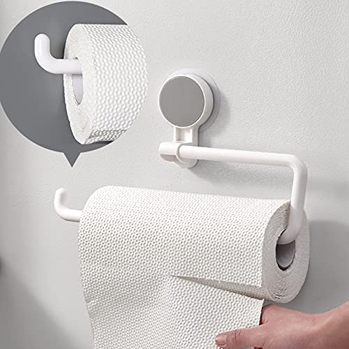 Volo Self adhseive Towel Holder/Napkin Holder for Bathroom and Kitchen Color: White - Image 5