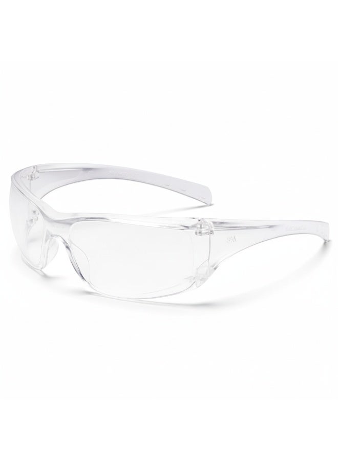 3M Virtua AP Clear Safety Glasses – Scratch-Resistant Polycarbonate Lens, UV Protection, Wraparound Design, ANSI Z87.1 Certified - Image 2