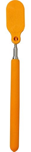 MAG-MATE 315HVO Telescoping Rectangular Glass Inspection Mirror, 2" x 1" Glass Telescoping Mirror with Collapsible Stainless Steel Shaft, Comfortable Grip, 36" Extended Length, Hi-Viz Orange - Image 2