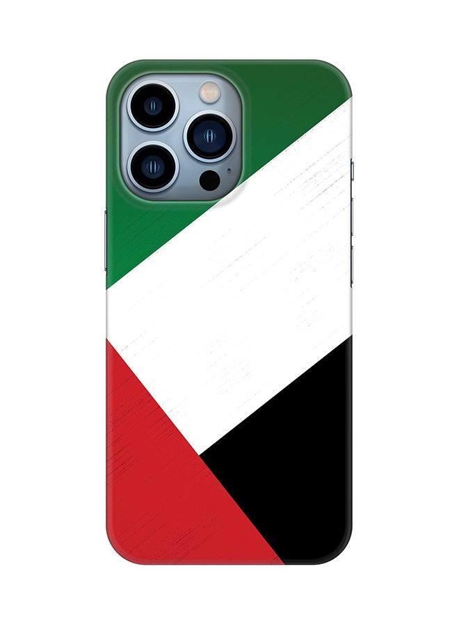 Stylizedd Case for iPhone 15 Pro Slim Snap Classic Series Mobile Cover Hard PC Shield Matte Finish Phone CasePrint - Flag Of UAE - Image 1