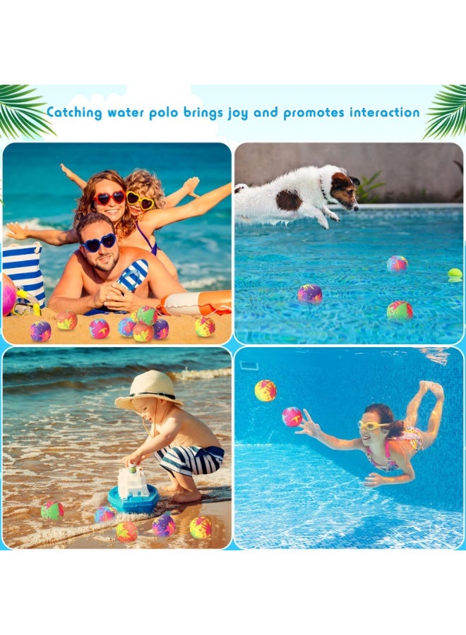 KOWVOWZ Water Bomb Splash Balls - 2" Mini Water Absorbent Ball - Kids Pool Toys, Outdoor Water Activities for Kids, Pool Beach Party Favors. Water Fight Games 24 Pack - Image 4