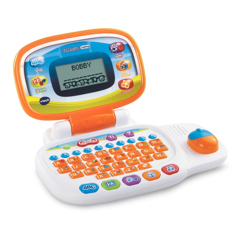 vtech لابتوب VTech المحمول والذهاب، برتقالي - Image 3