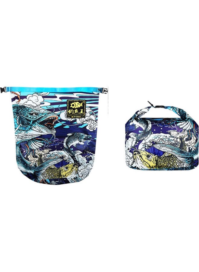 Fishing King Live Fish Bag, Waterproof, Thickened, Fish Protection Bag, Foldable Fishing Bag, Fish Storage Bag, Fishing Tackle, Small Size - Image 1