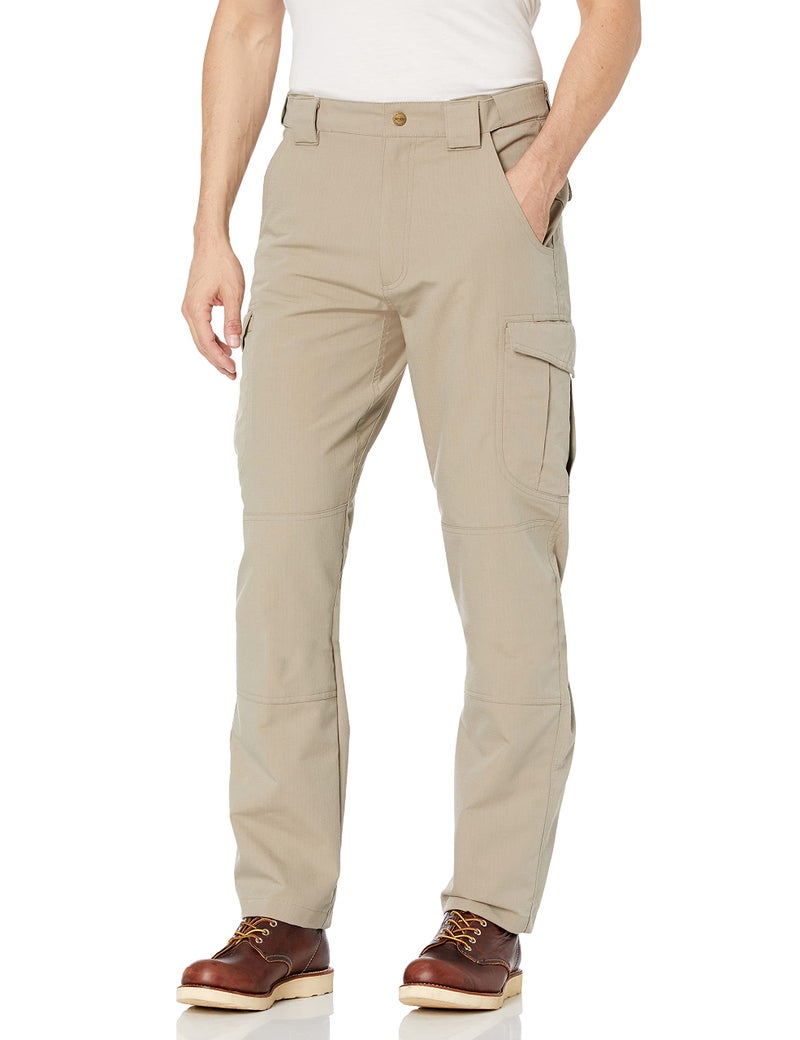 Tru-Spec Men's 24-7 Series Ascent Pants Polyester Cotton Blend Micor Rip-Stop Fabric with Mechanical Stretch, Khaki - 30W x 32L - Image 3
