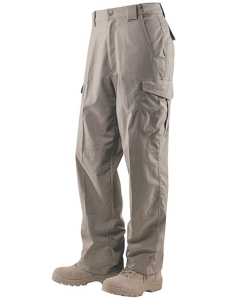 Tru-Spec Men's 24-7 Series Ascent Pants Polyester Cotton Blend Micor Rip-Stop Fabric with Mechanical Stretch, Khaki - 30W x 32L - Image 2