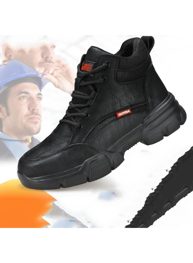 GUYISA Waterproof Work Boots Safety Steel Toe Shoes Men Lightweight Work Sneakers Safety Shoes Men Protective Boots Steel Toe Shoes - Image 1
