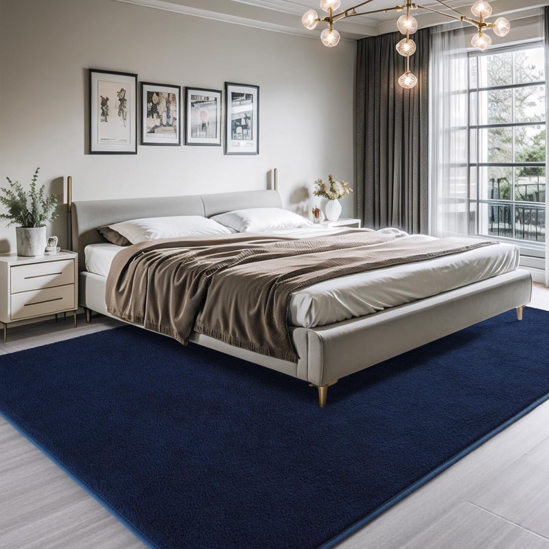 Arogan الحديثة سجادة منطقة شاغ لغرفة النوم 4 × 6 أقدام سجاد قابلة للغسل لغرفة المعيشة السجاد السجاد الأرضية الداخلية ذاكرة أفخم سجاد سرير سرير للأطفال - Image 1