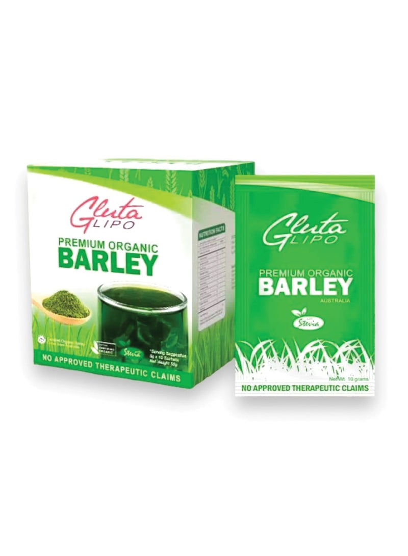 Glutalipo  Gluta Lipo - Premium Organic Barley 5g x 10 sachet