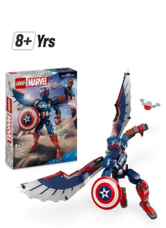 LEGO LEGO Marvel New Captain America Construction Figure Building Toy Set 76296  - Image 1