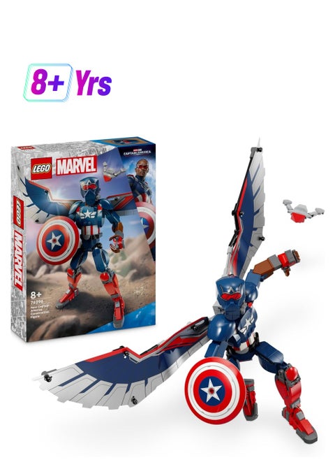 LEGO Marvel New Captain America Construction Figure Building Toy Set 76296