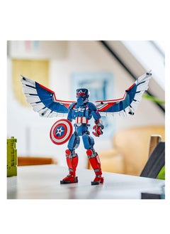 LEGO LEGO Marvel New Captain America Construction Figure Building Toy Set 76296  - Image 3