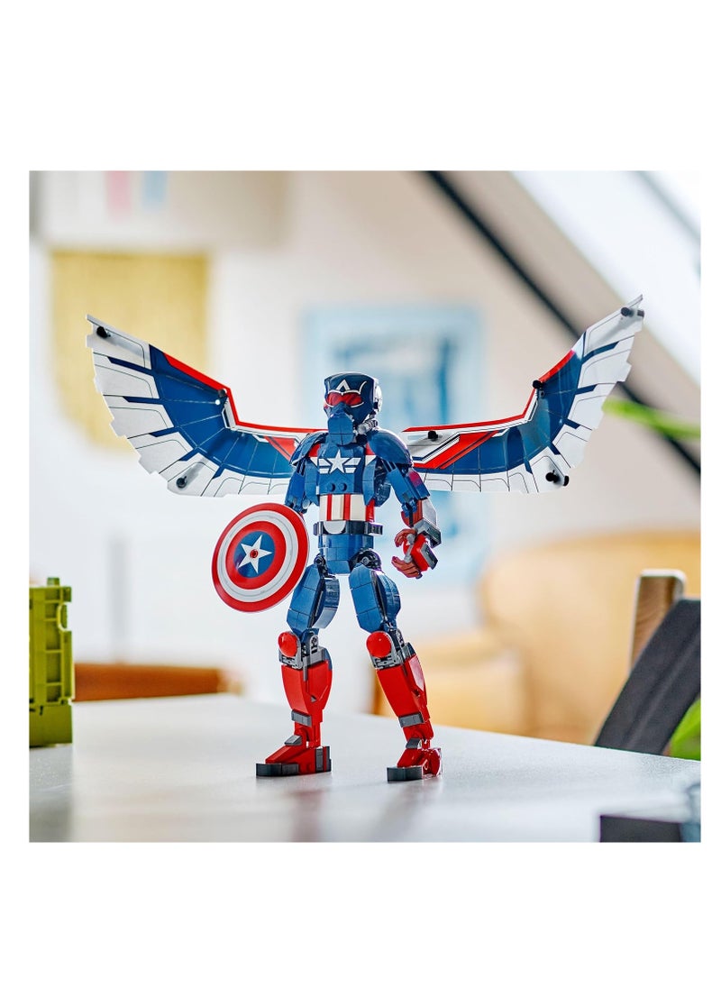 LEGO Marvel New Captain America Construction Figure Building Toy Set 76296