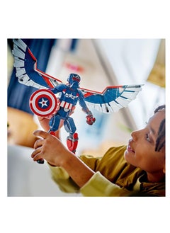 LEGO LEGO Marvel New Captain America Construction Figure Building Toy Set 76296  - Image 4