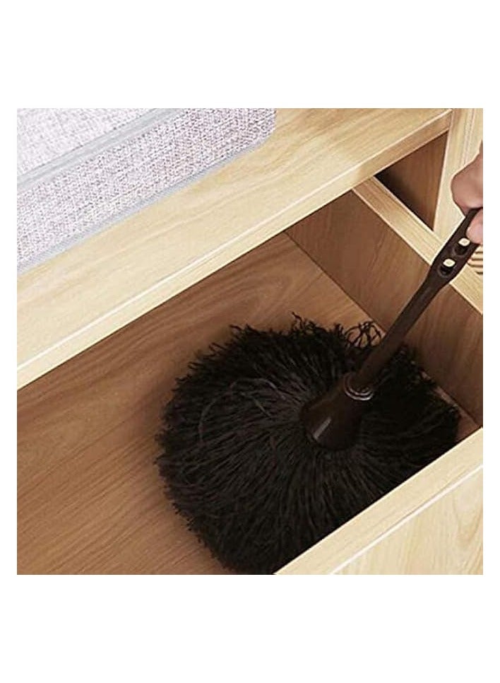 erorex 2pcs Keyboard Brush Long Handle Feather Duster, Portable Cleaning Brush Cleaner Dust Remover for Keyboard Computer Laptop Desk, Smart and Soft and Fluffy Duster - Image 2