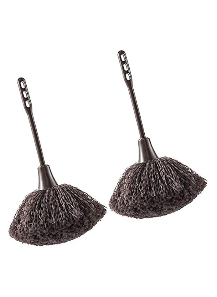 erorex 2pcs Keyboard Brush Long Handle Feather Duster, Portable Cleaning Brush Cleaner Dust Remover for Keyboard Computer Laptop Desk, Smart and Soft and Fluffy Duster - Image 3