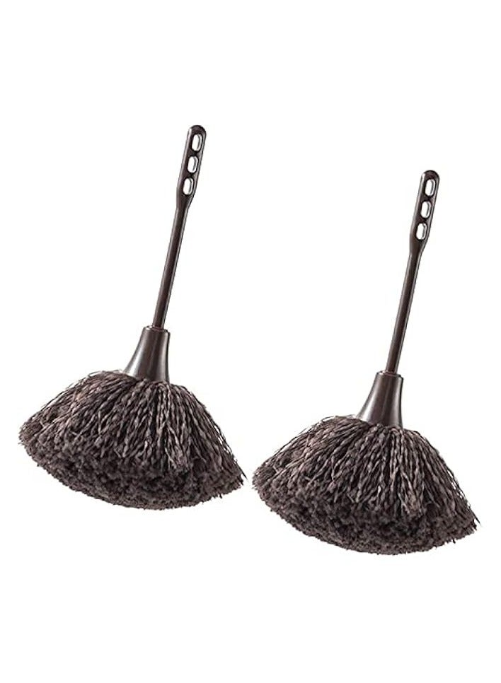 erorex 2pcs Keyboard Brush Long Handle Feather Duster, Portable Cleaning Brush Cleaner Dust Remover for Keyboard Computer Laptop Desk, Smart and Soft and Fluffy Duster - Image 4