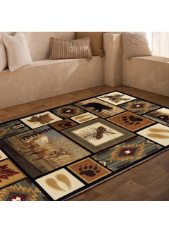 Vagonik wagonic
Vintage Wild Nature Pattern Digital Printed Carpet Non-Slip Base Washable Carpet  - Image 1